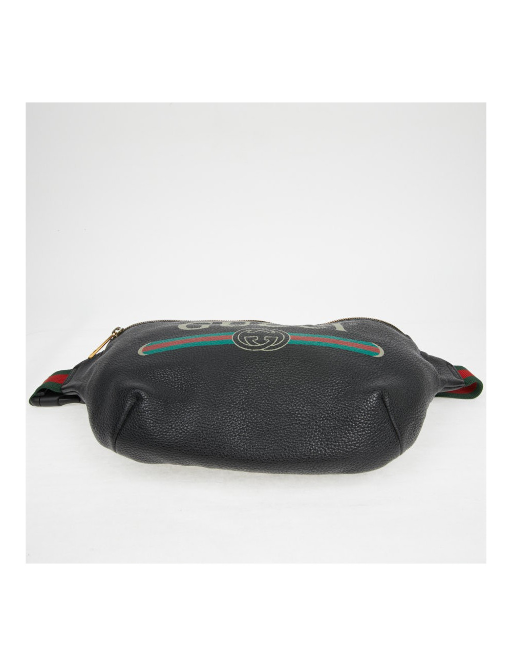 Ceinture banane Gucci noir grainé