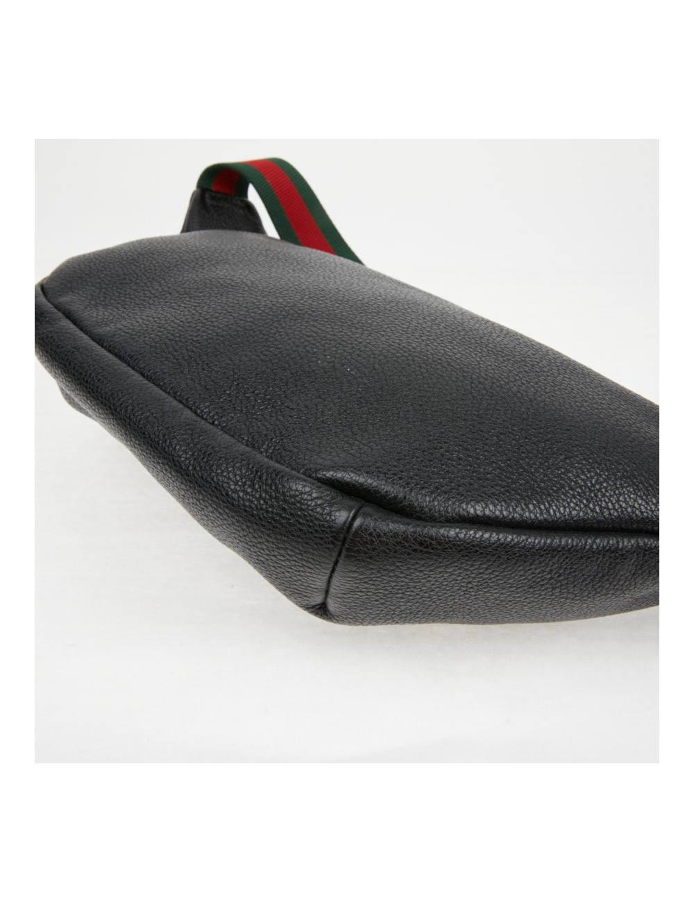 Ceinture banane Gucci noir grainé