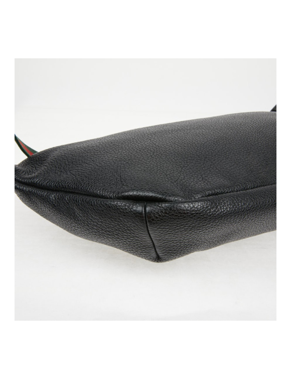 Ceinture banane Gucci noir grainé