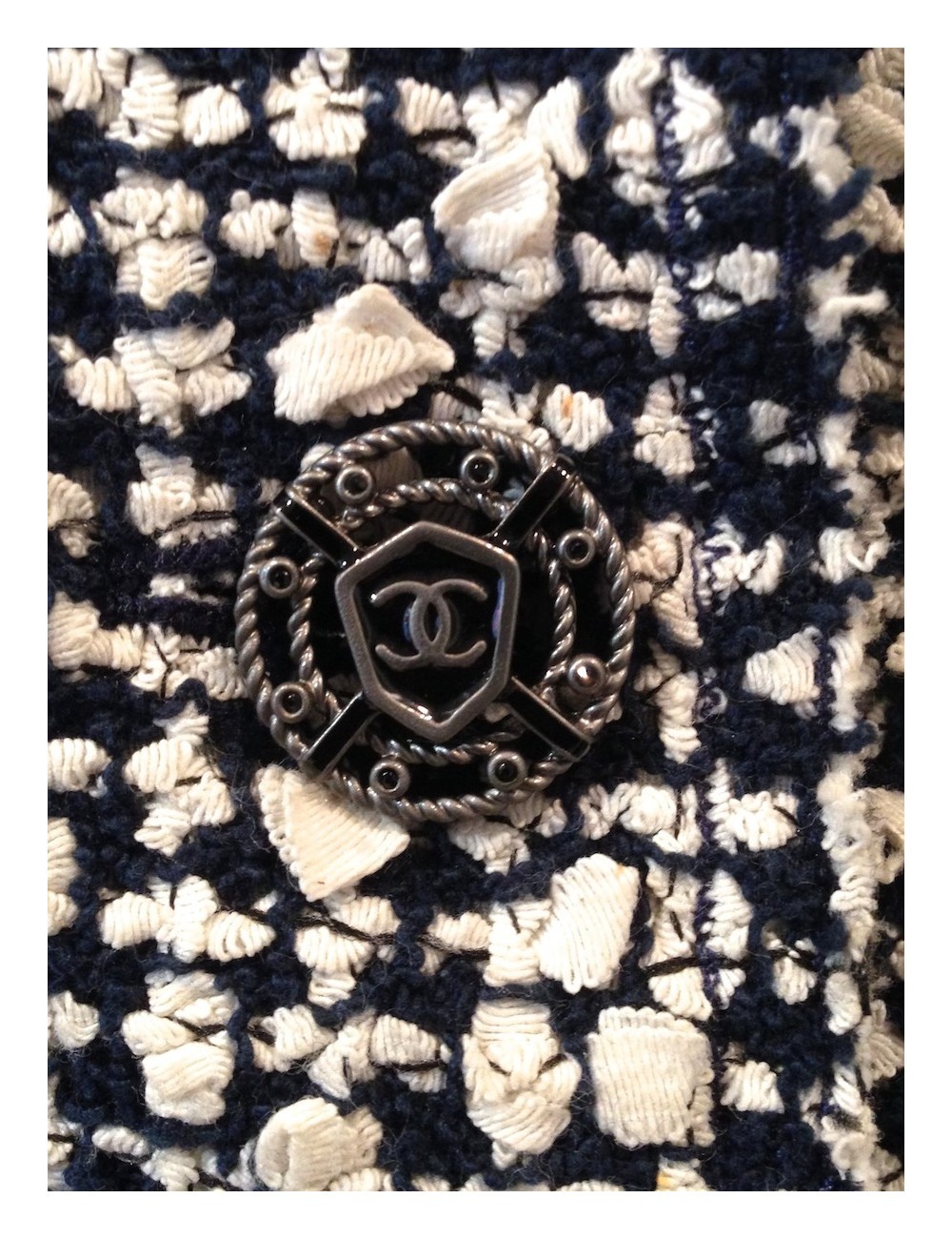 Manteau CHANEL tweed T38