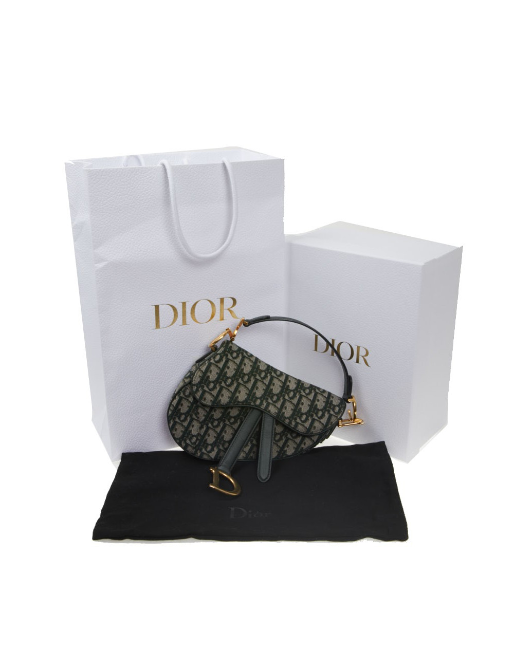 Sac Saddle toile monogramme DIOR