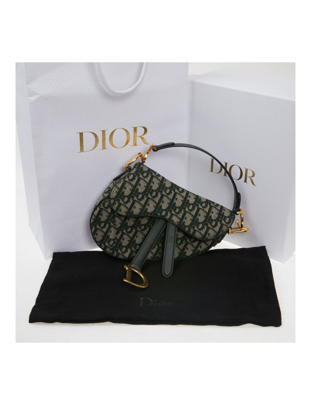 Sac Saddle toile monogramme DIOR