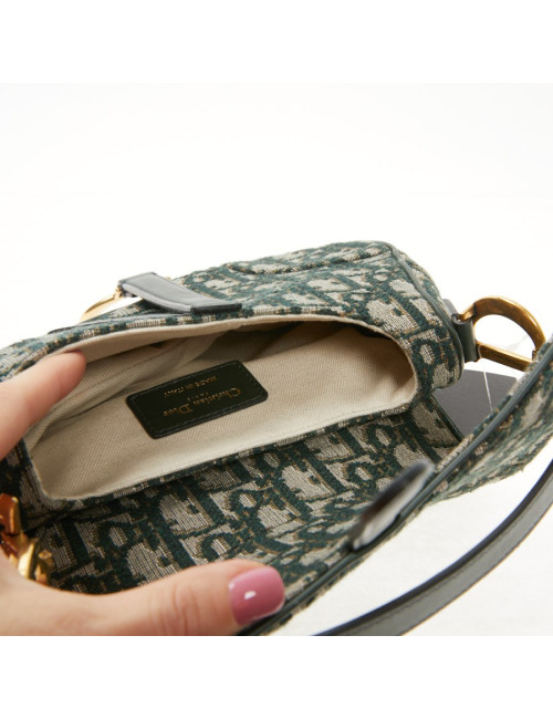 Sac Saddle toile monogramme DIOR