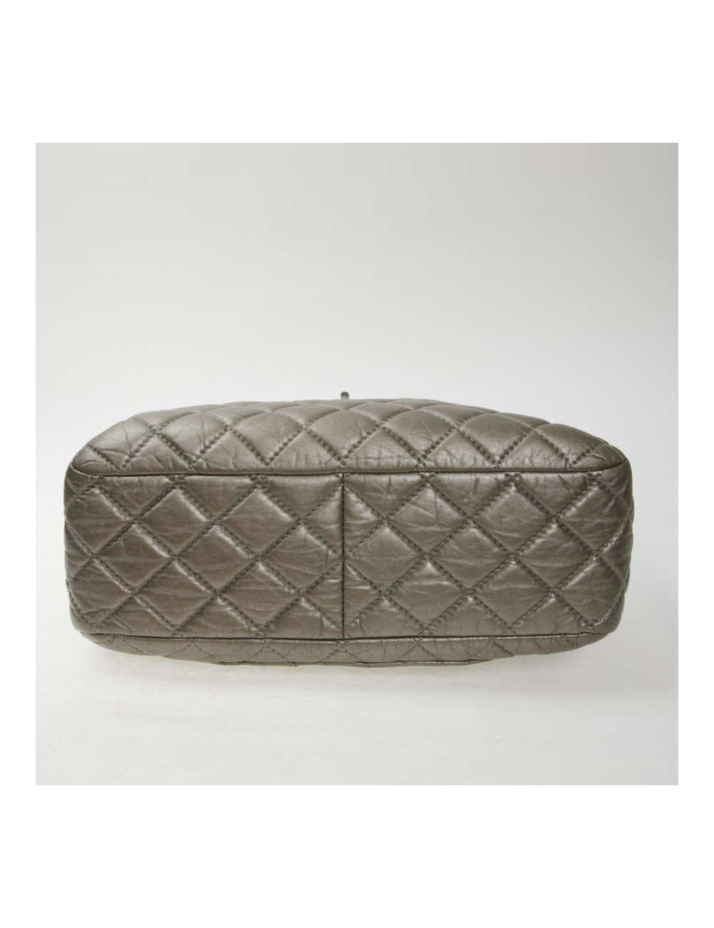 Sac Caméra Chanel GM cuir or bronze pâle mat