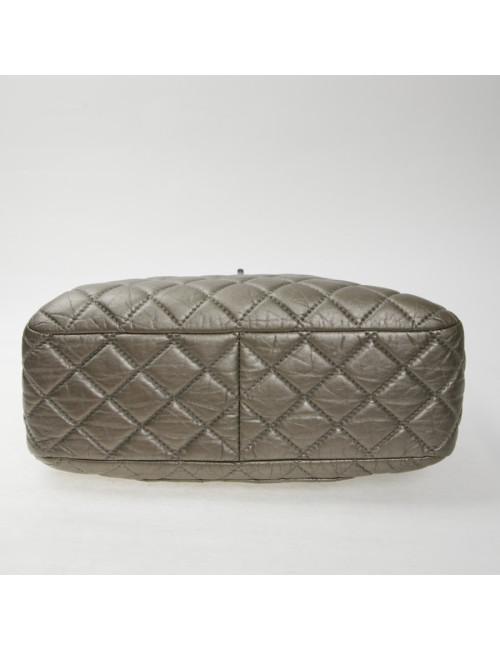 Sac Caméra Chanel GM cuir or bronze pâle mat