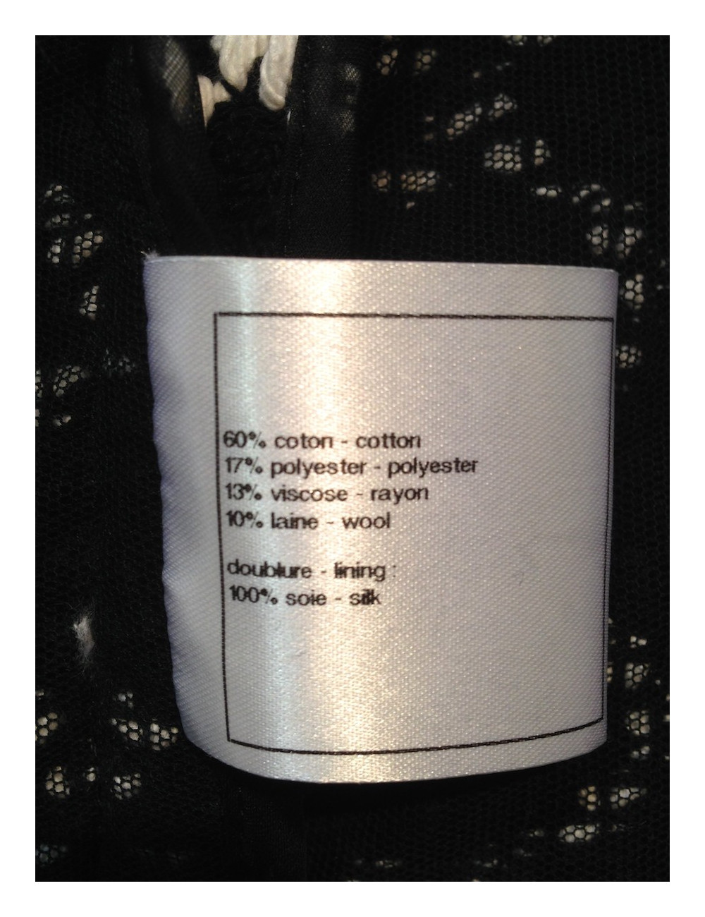 Cape CHANEL tweed T36