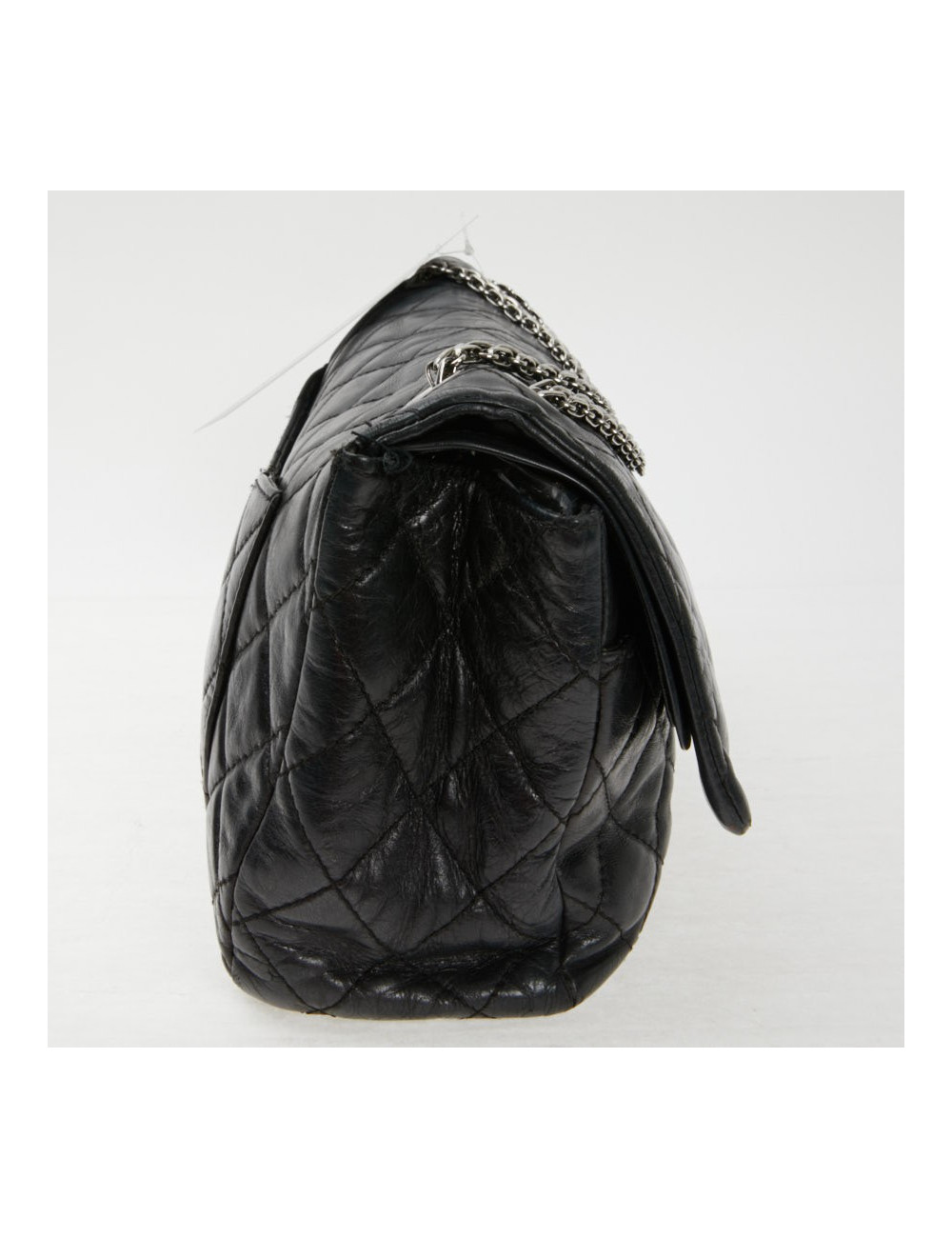 2.55 Chanel cuir vieilli noir
