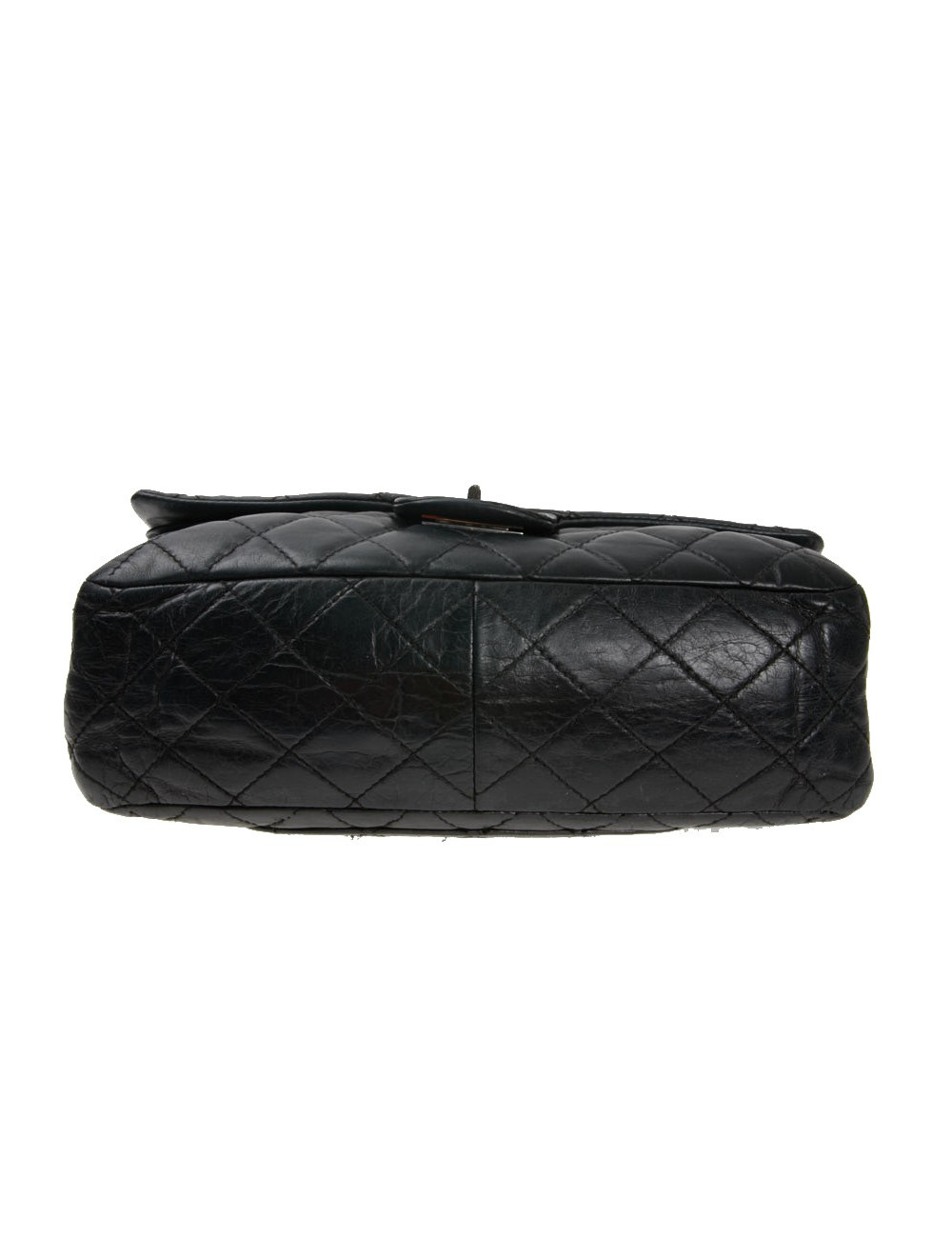 2.55 Chanel cuir vieilli noir