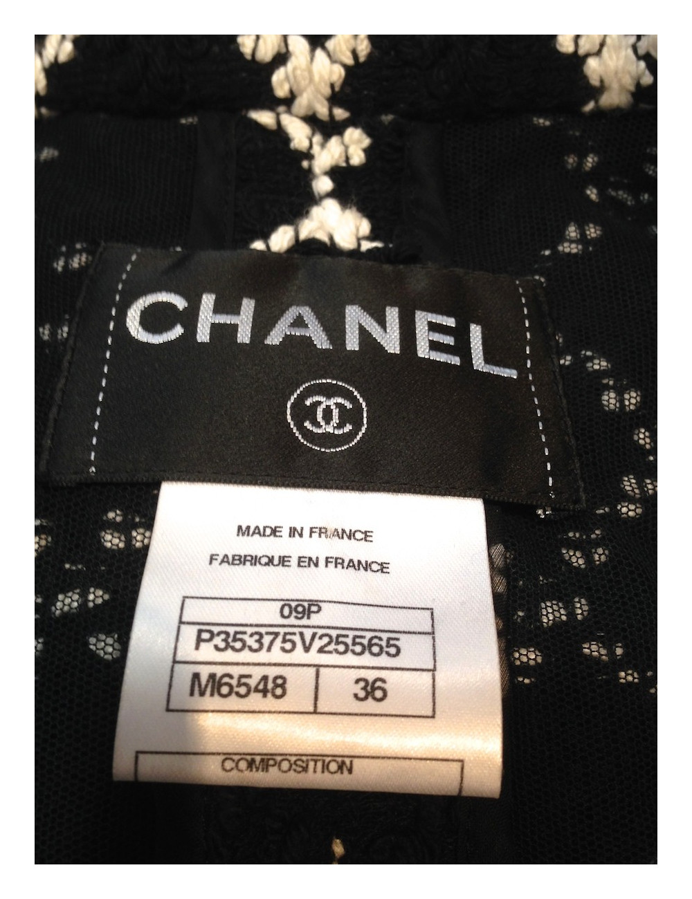 Cape CHANEL tweed T36