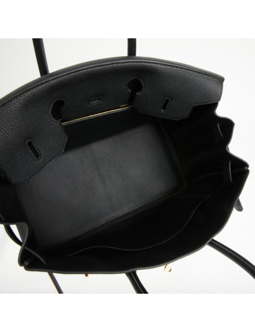 Sac à main Birkin 35 Hermès togo noir