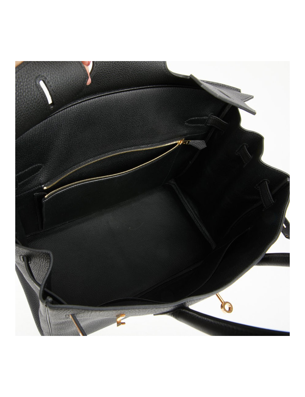 Sac à main Birkin 35 Hermès togo noir