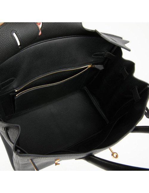 Sac à main Birkin 35 Hermès togo noir