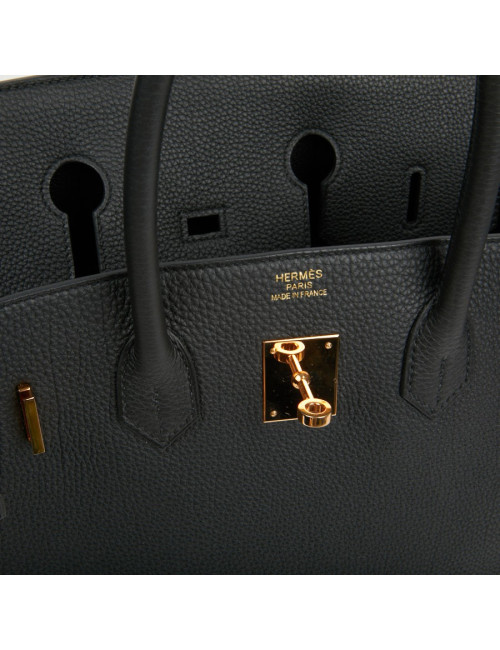 Sac à main Birkin 35 Hermès togo noir