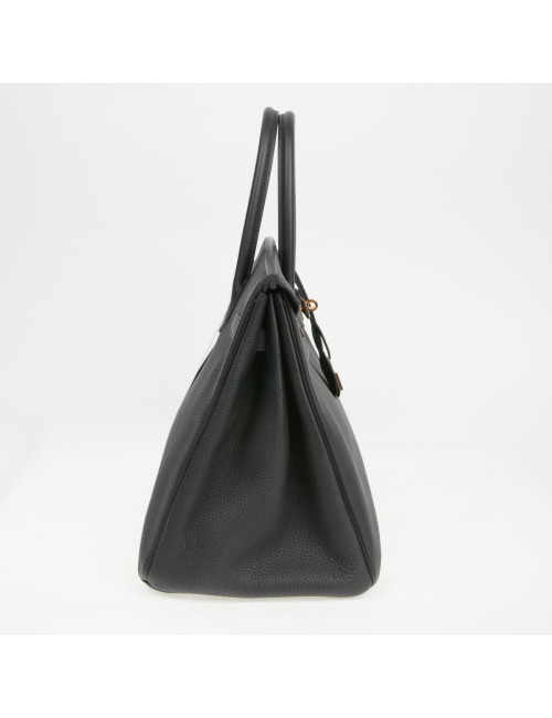 Sac à main Birkin 35 Hermès togo noir