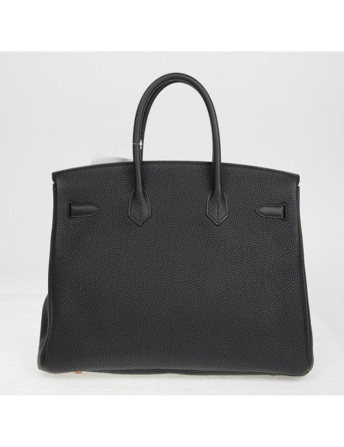Sac à main Birkin 35 Hermès togo noir