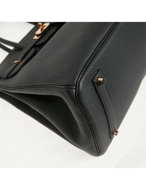Sac à main Birkin 35 Hermès togo noir
