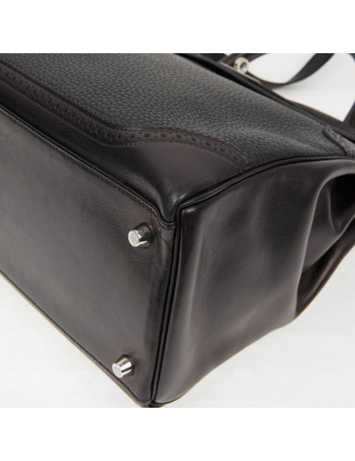 Kelly 35 Ghillies Hermès noir