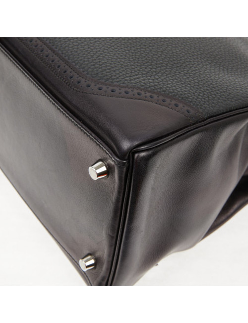 Kelly 35 Ghillies Hermès noir