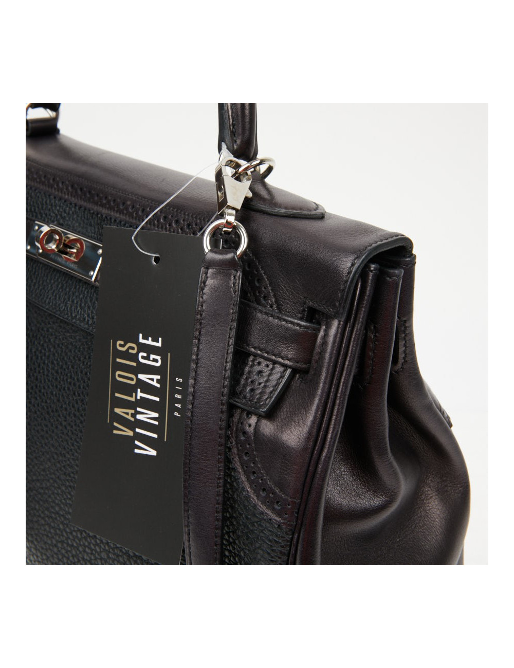 Kelly 35 Ghillies Hermès noir