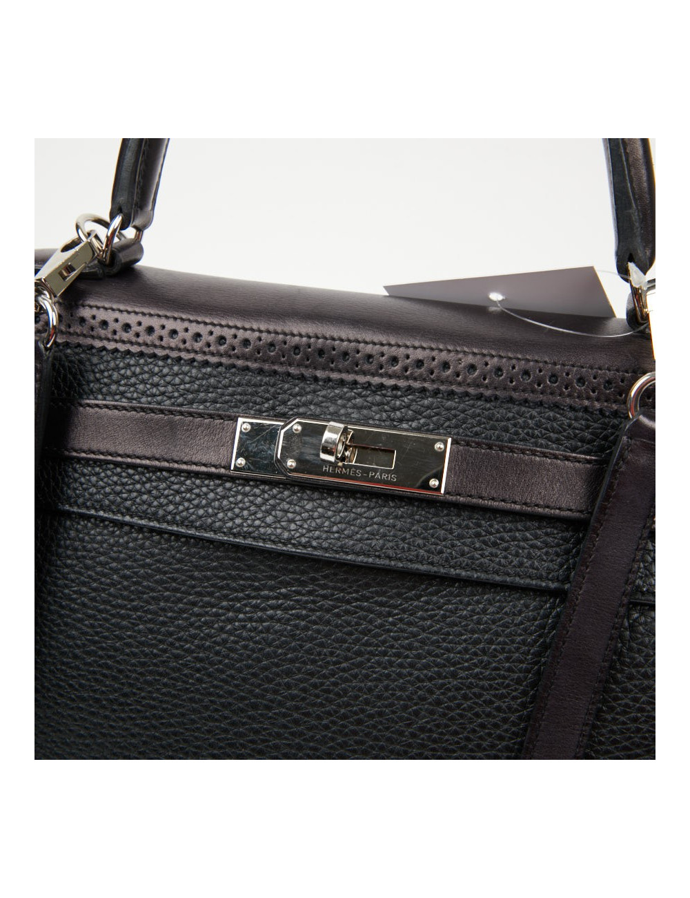 Kelly 35 Ghillies Hermès noir