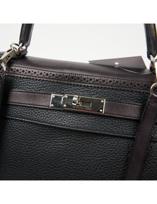 HERMES Kelly 35 Ghillies Flap Bag - second-hand luxury certified.