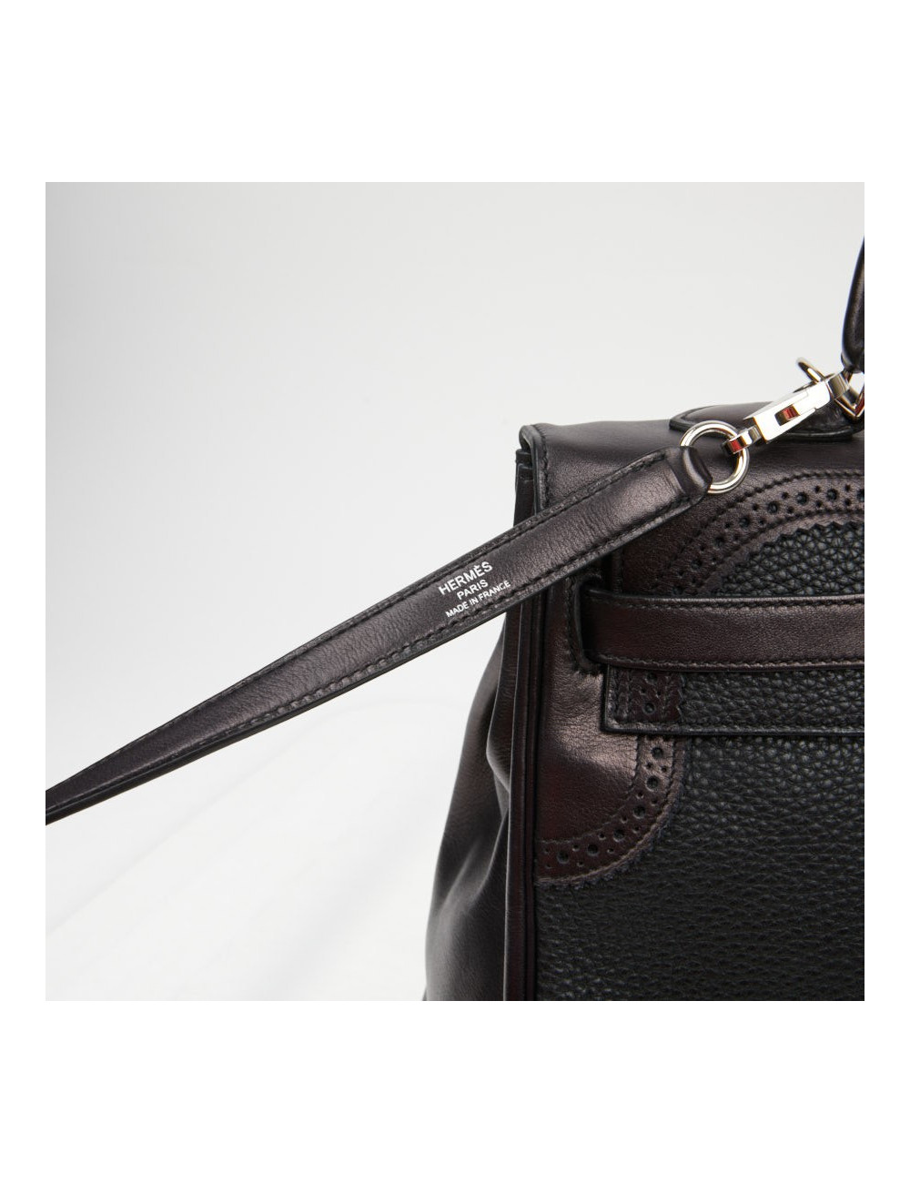 Kelly 35 Ghillies Hermès noir