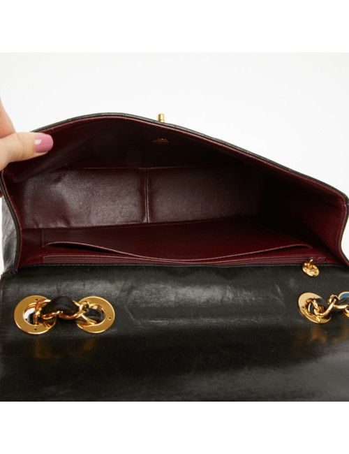 Maxi Jumbo Chanel vintage noir
