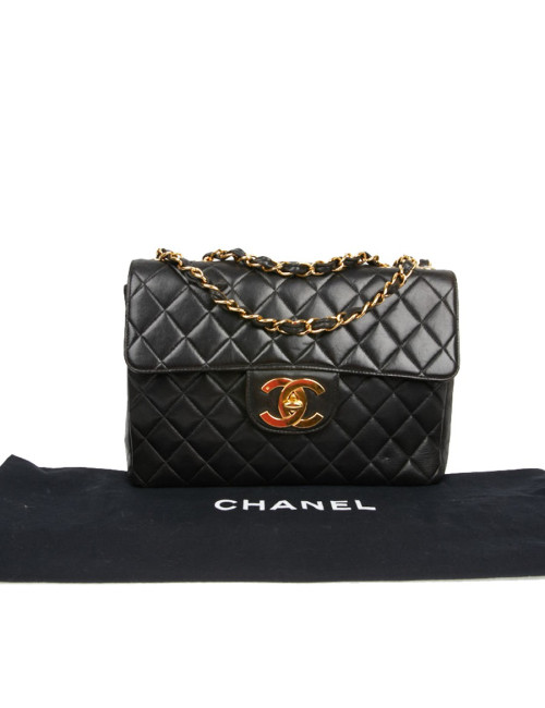 Maxi Jumbo Chanel vintage noir