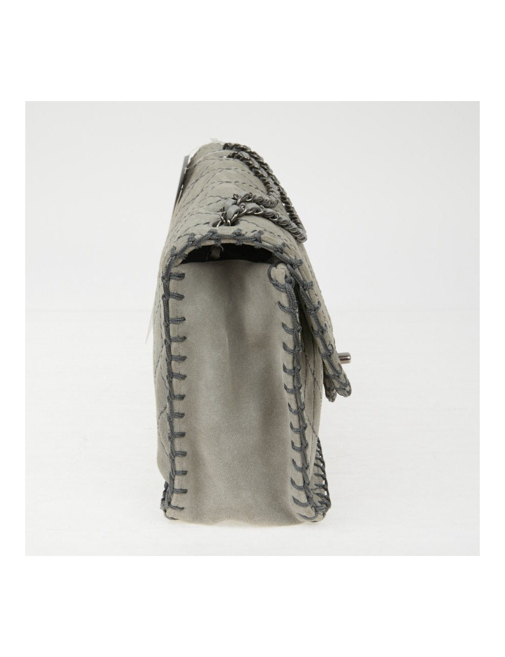 Sac Chanel surpiqûres vertes