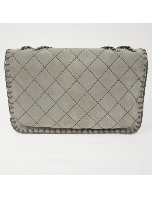 Sac Chanel surpiqûres vertes