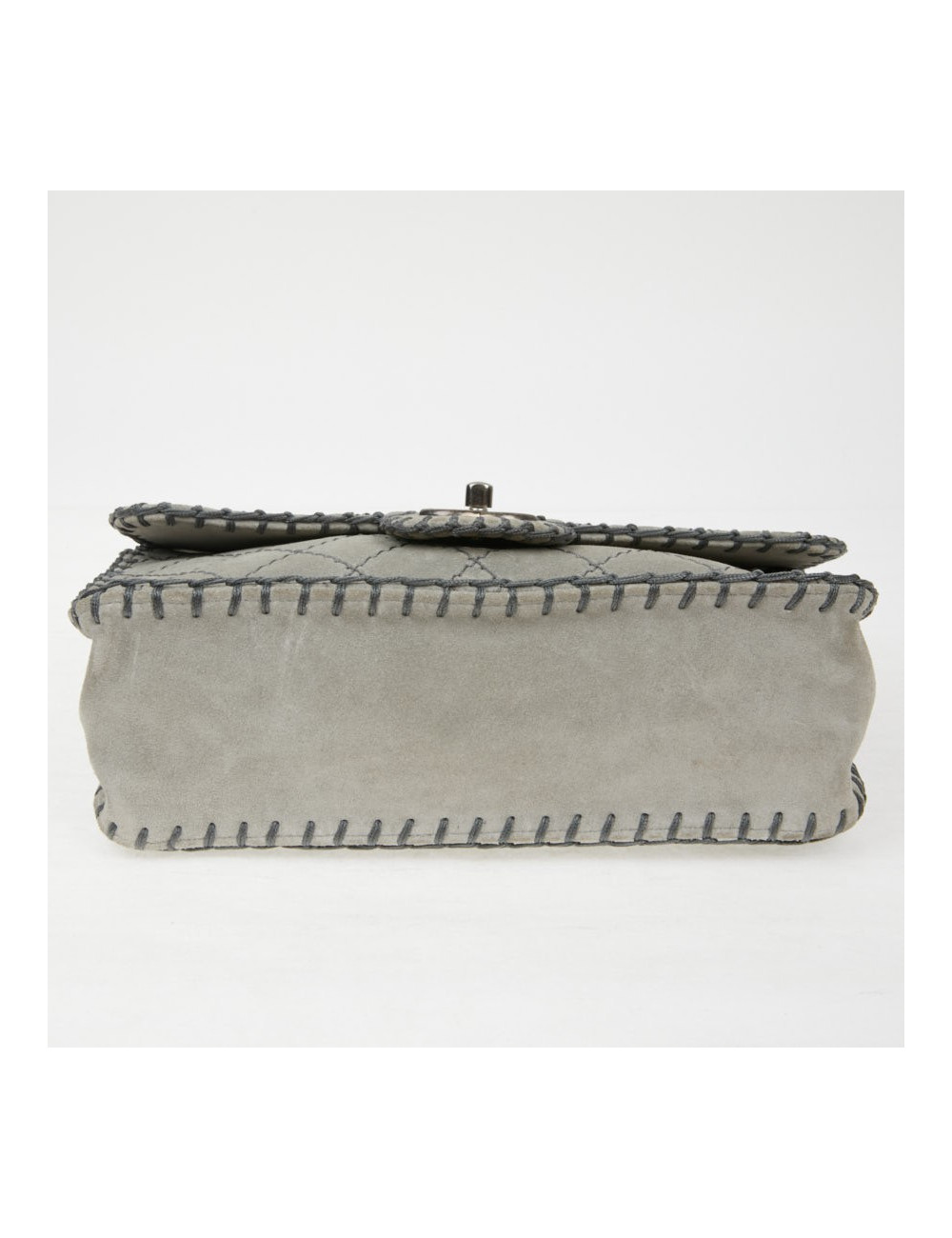 Sac Chanel surpiqûres vertes