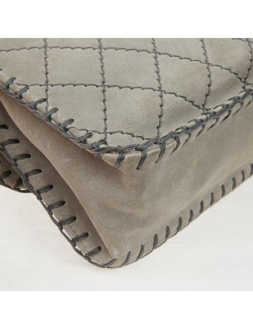 Sac Chanel surpiqûres vertes