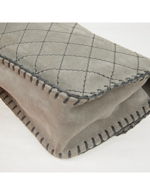 Sac Chanel surpiqûres vertes