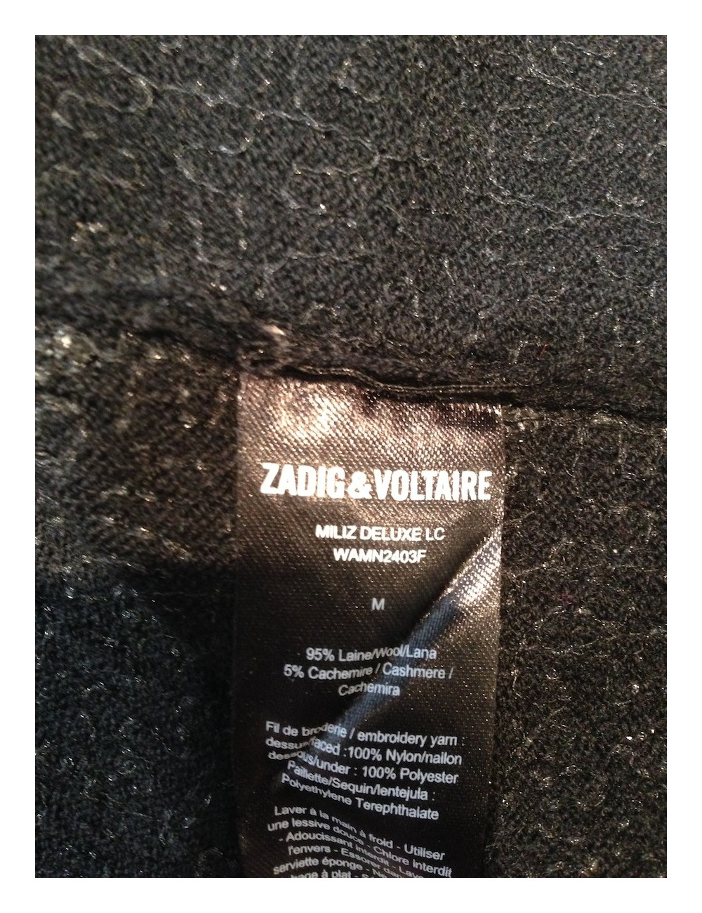 Veste à Paillettes ZADIG & VOLTAIRE DELUXE TM