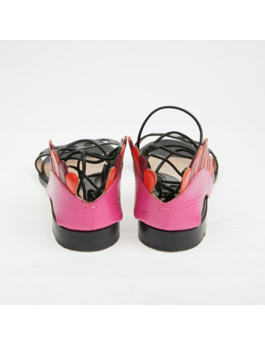 Sandales T 38 PAULA CADEMARTORI cuir multicolore 2