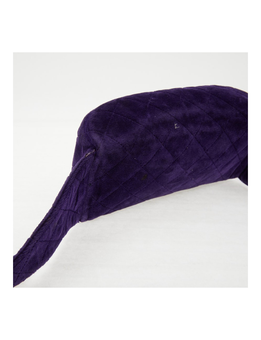 Ceinture banane CHANEL velours violet Vintage