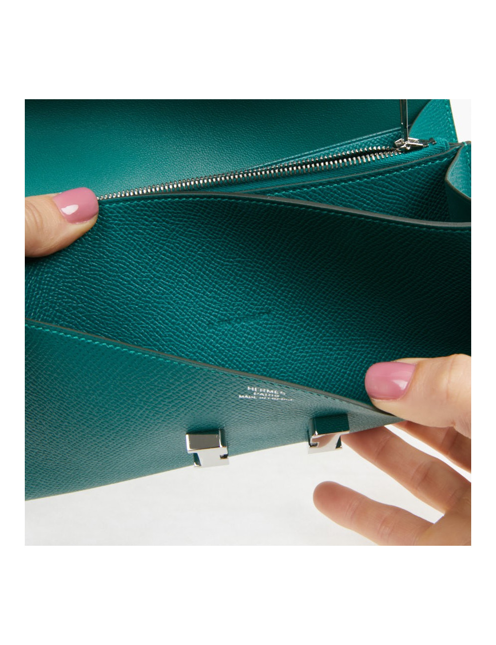 Pochette Constance Malachite HERMES