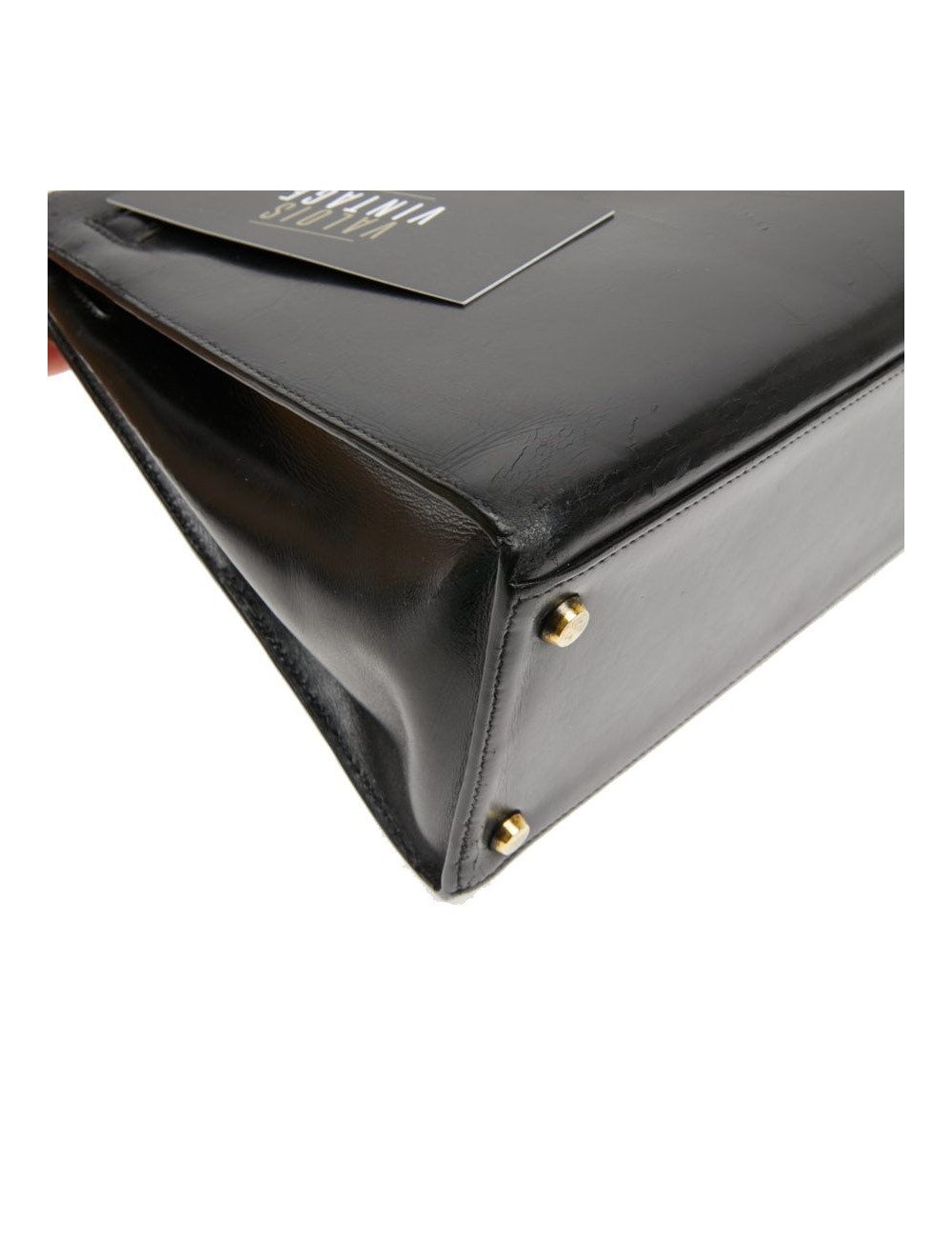  Sac cuir box noir HERMES Kelly 32