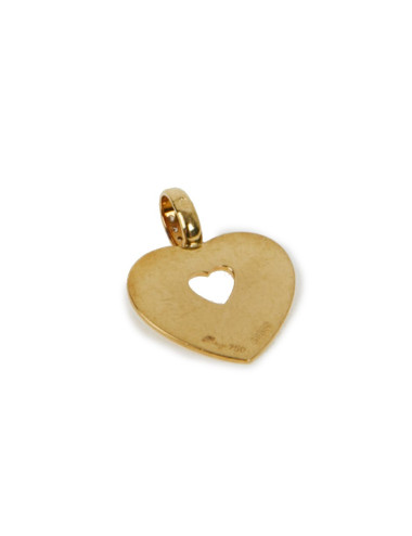 Pendentif Coeur secret POIRAY Or 750/°°° 2