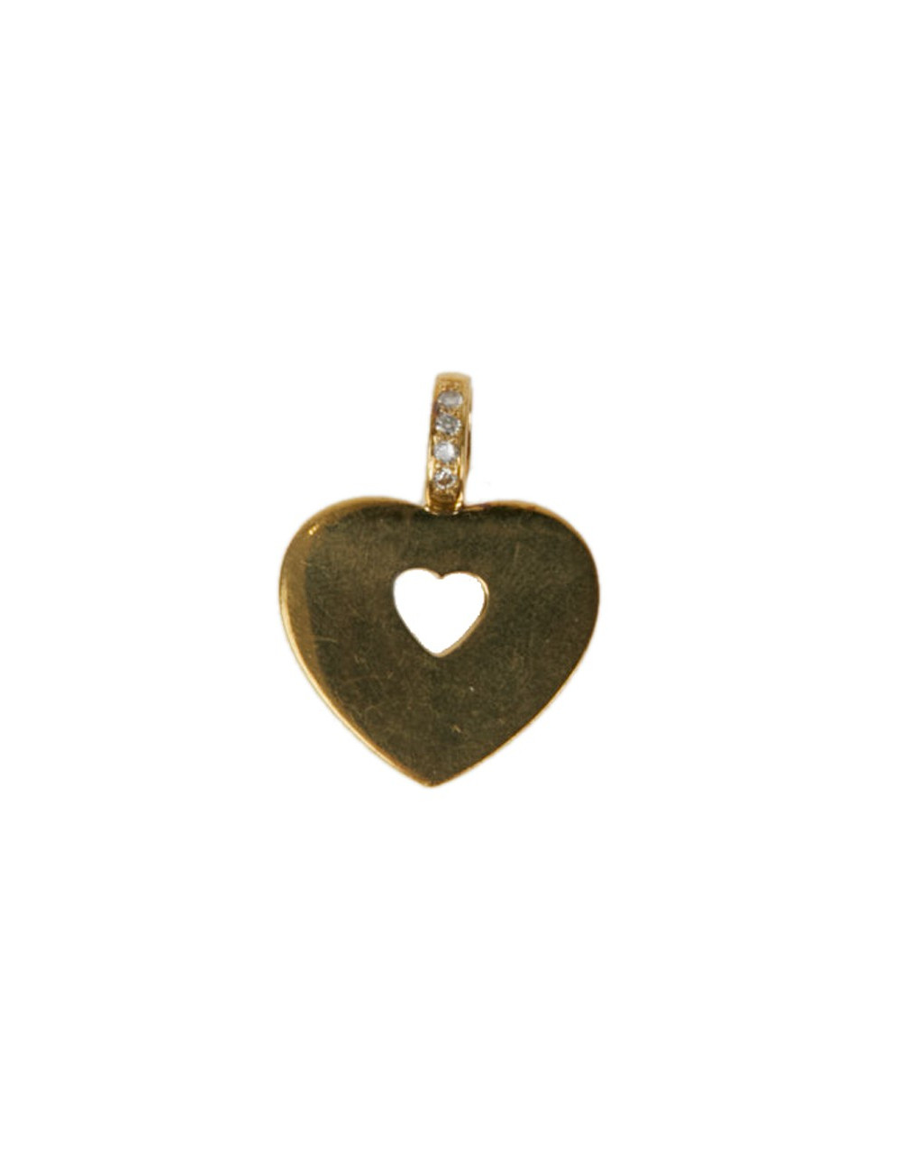 POIRAY Coeur secret pendant in 18 carats gold