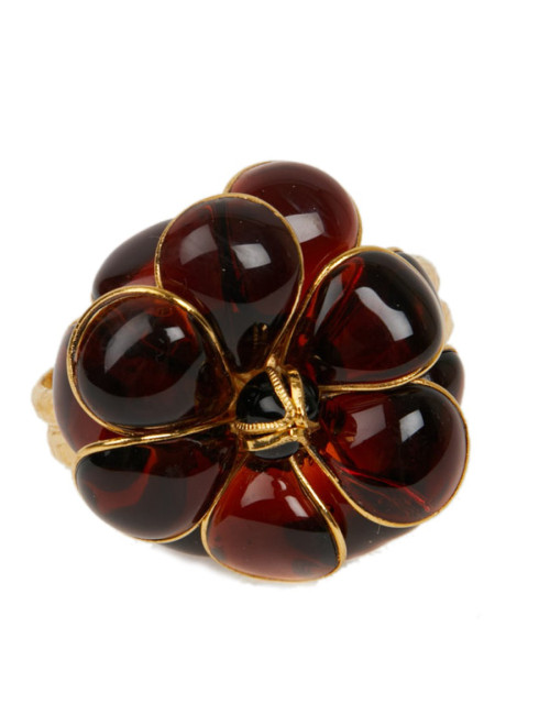 Bracelet camélia MARGUERITE DE VALOIS topaze