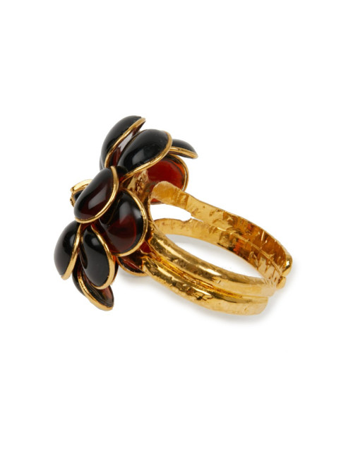 Bracelet camélia MARGUERITE DE VALOIS topaze