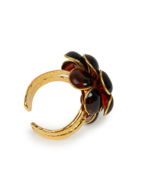 Bracelet camélia MARGUERITE DE VALOIS topaze