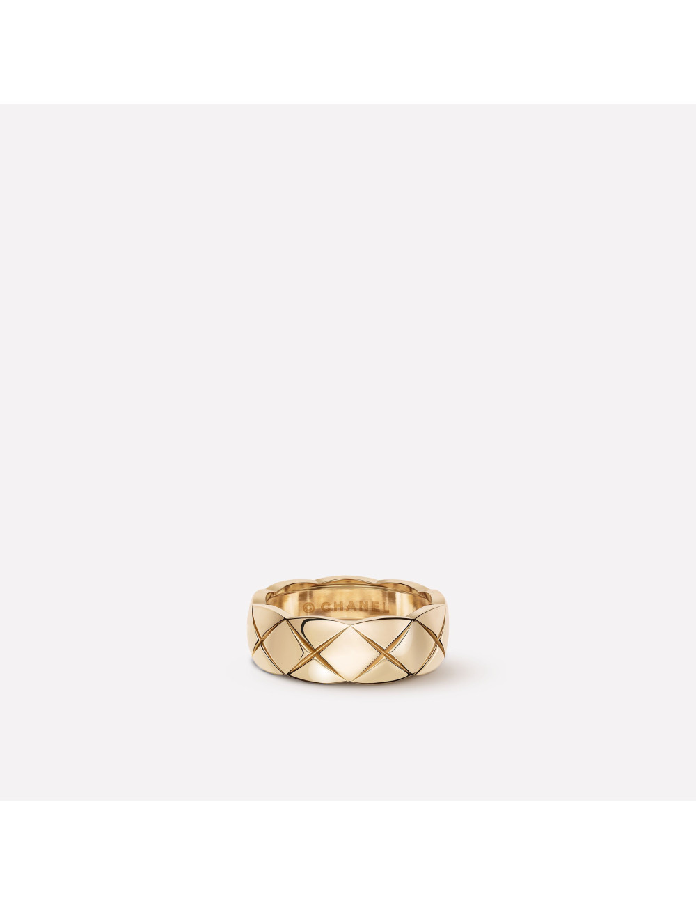 Bague coco crush CHANEL matelassée T 51 or jaune 750/1000