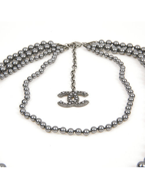 Sutoir CHANEL perles 