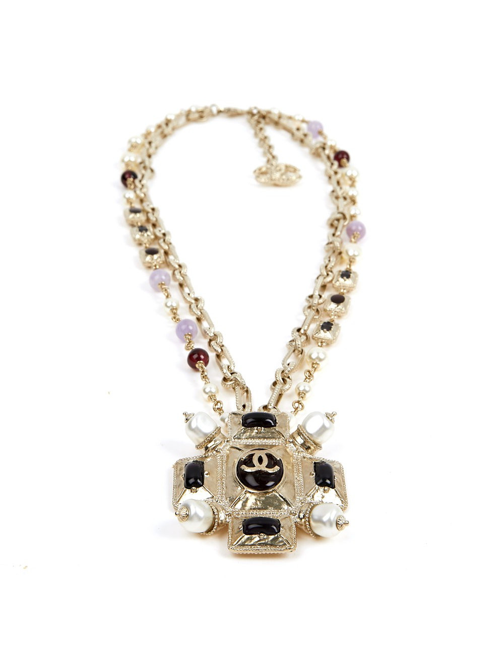 Sautoir CHANEL chaine et croix