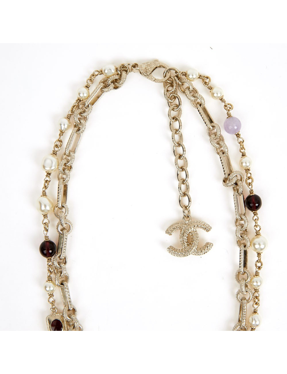 Sautoir CHANEL chaine et croix