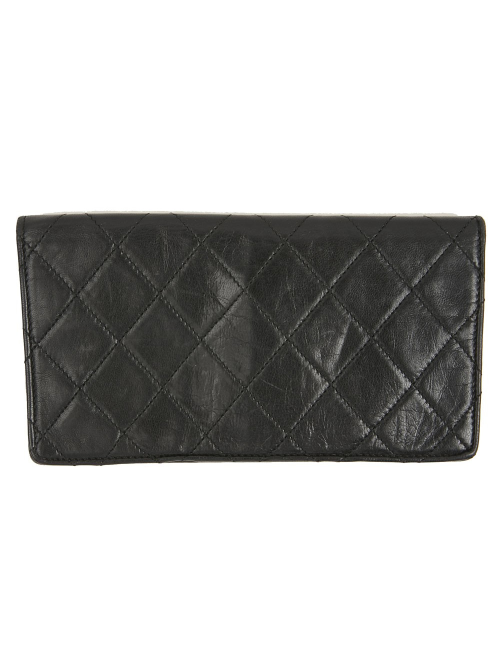 Porte monnaie CHANEL cuir noir 