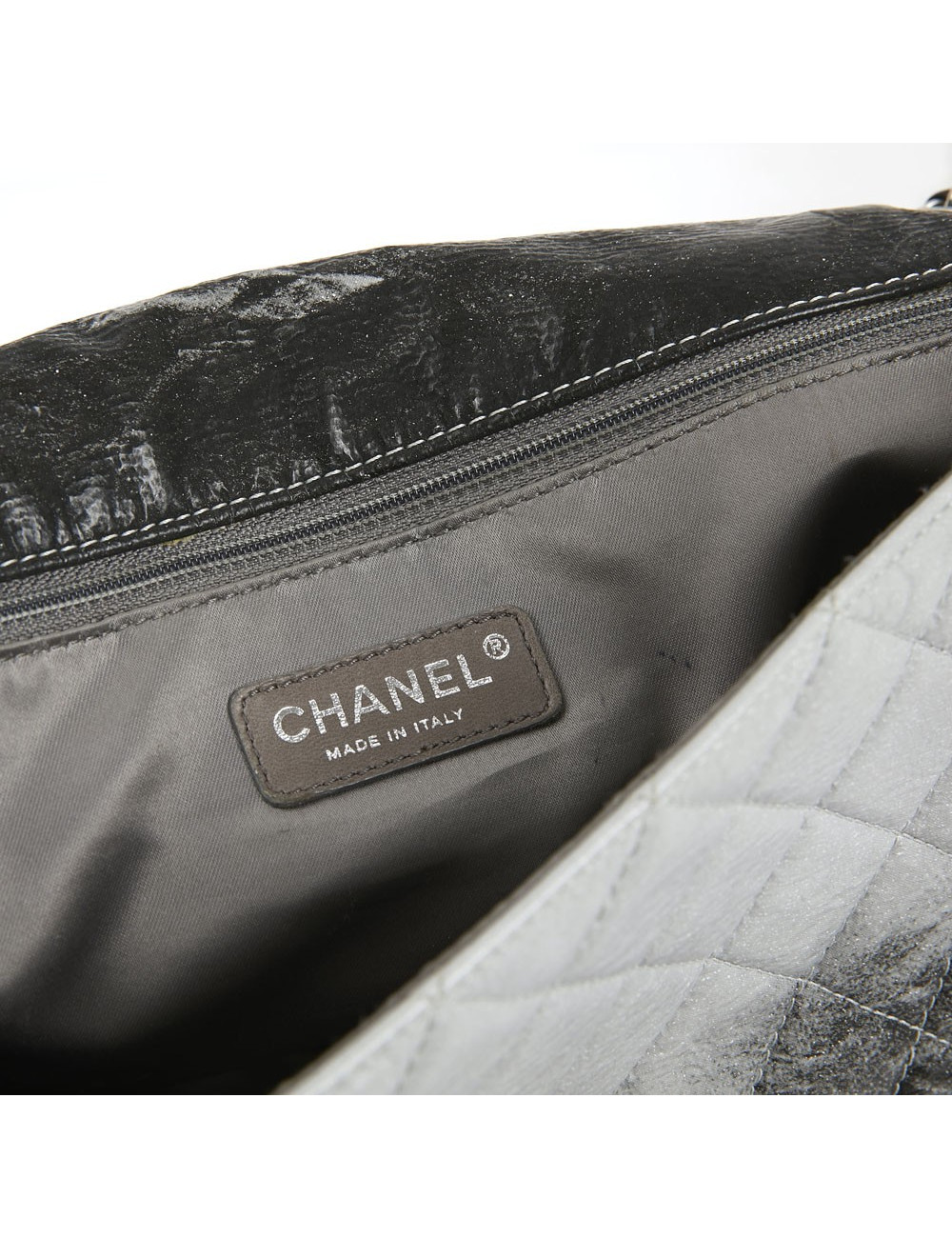 Sac CHANEL Timeless gris dégradé 