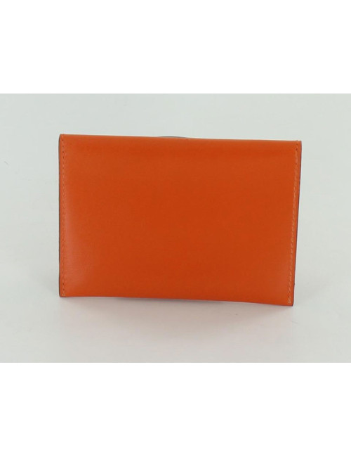 porte-cartes de crédit HERMES orange